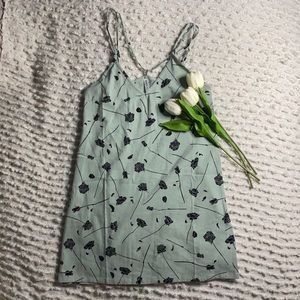 rvca | rose print dress
